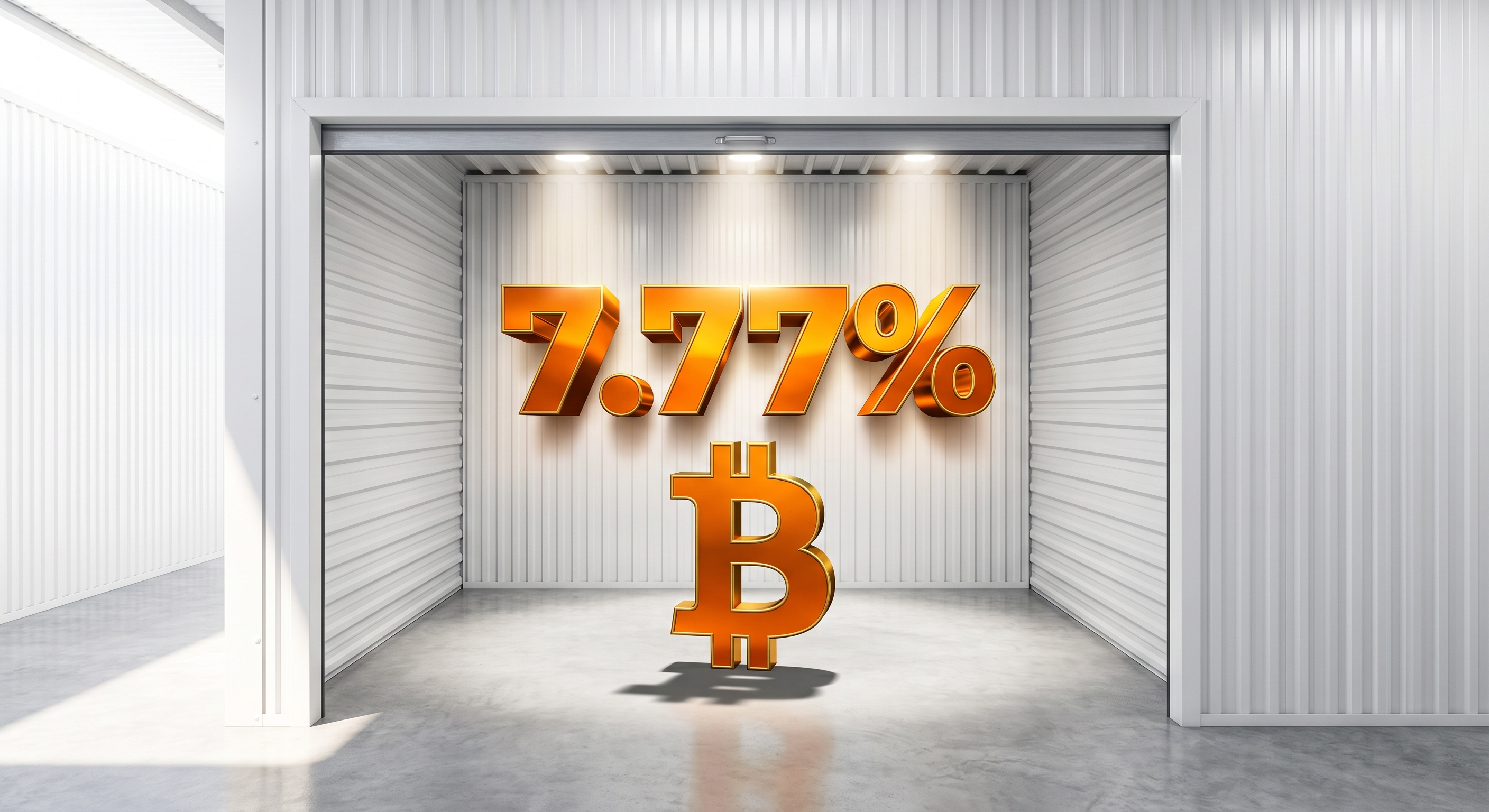 Digital Storage Units — 7.77% yield, Bitcoin backed