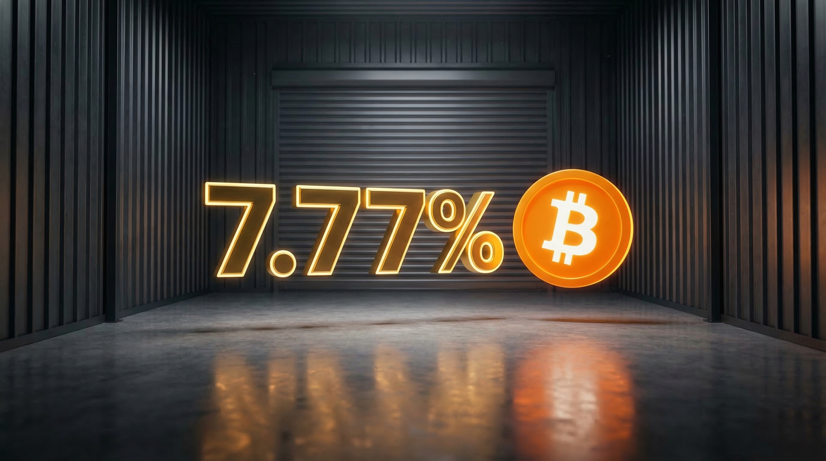 7.77% + ₿ Digital Storage Units